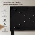 Cama Queen tapizada con plataforma y cabecero acolchado, 2 personas