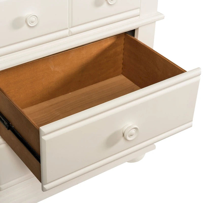 Cajonera para lencería Oyster White de 5 cajones