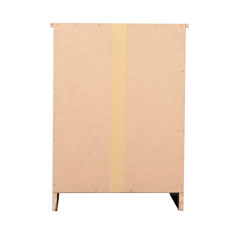 Mesita de noche de madera con 1 cajón, Wengué/Gris/Sándalo, Individual